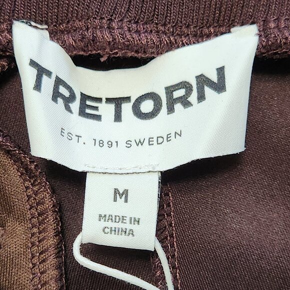NEW Swedish Tretorn Chocolate Brown Jogger Track Pants with Stripes Size Men's M - Picture 9 of 16